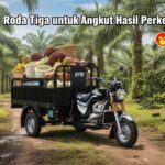 HTM motor roda tiga untuk angkut hasil perkebunan
