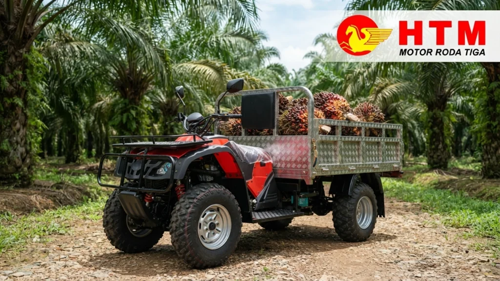 ATV Cargo Katingan, Desain Bak Hidrolik Drop-Side Buka 3 Sisi