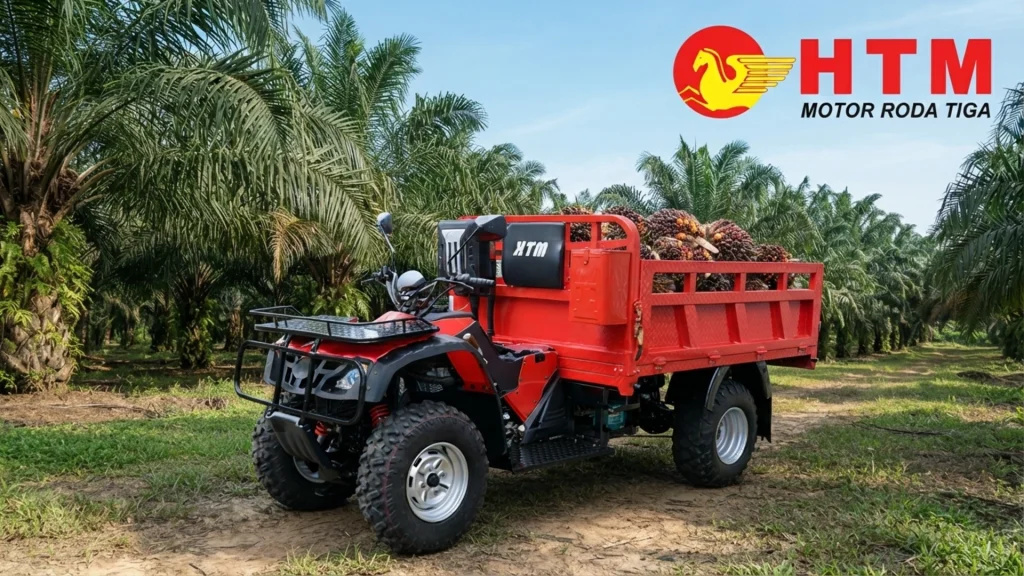 ATV Cargo Katingan, Torsi 18 Nm Kuat Menanjak Membawa Muatan Sawit Penuh