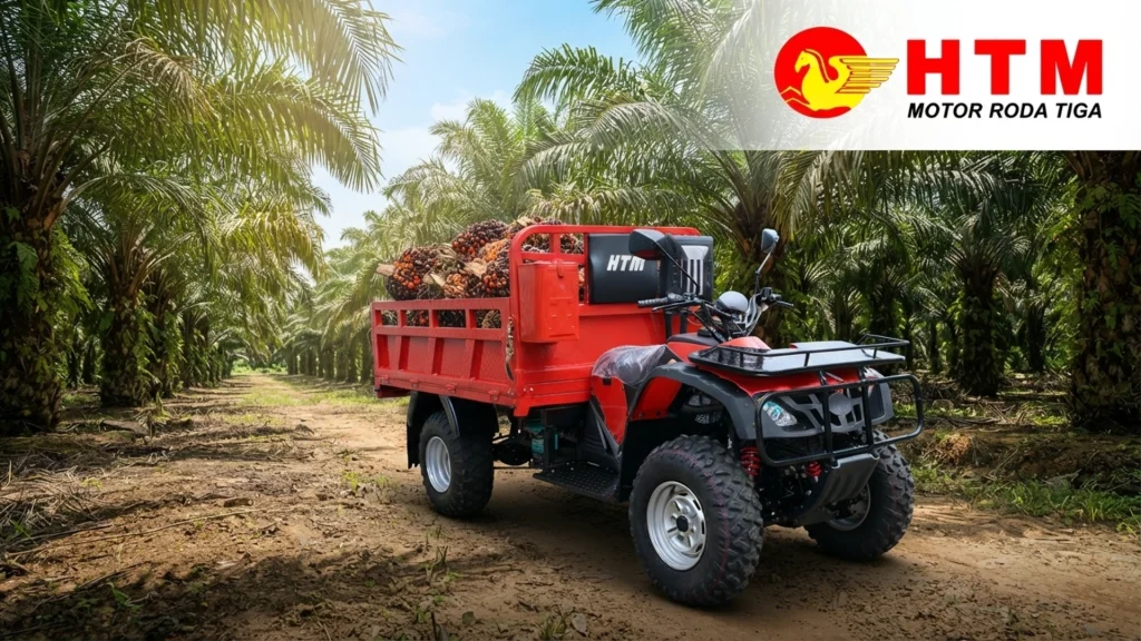 ATV Cargo Katingan, Kendaraan Niaga Off-Road Angkut Hasil Panen Sawit