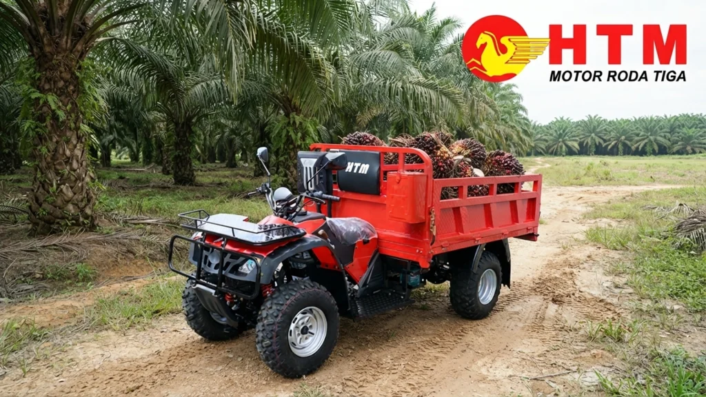 ATV Cargo Katingan, Ground Clearance 210 mm Bebas Mentok di Jalan Berlubang