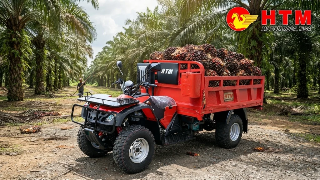 ATV Cargo Katingan, Tangki Bahan Bakar 12 Liter Irit dan Siap Kerja Seharian