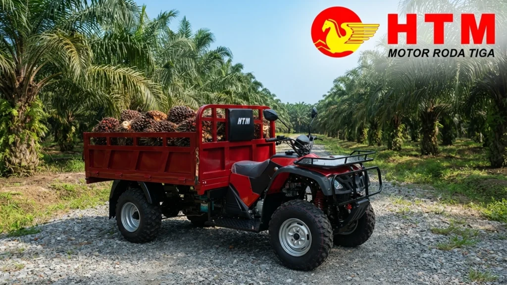 ATV Cargo Katingan, Wheelbase 2220 mm Memberikan Kestabilan Saat Menanjak