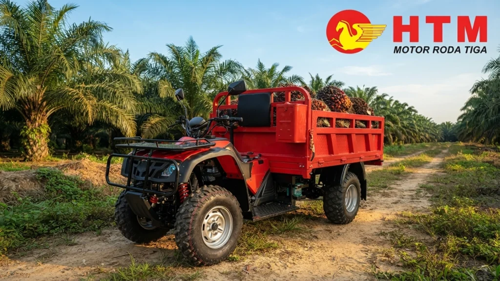 ATV Cargo Katingan, Kemudi Ringan Bermanuver Lincah di Jalur Rintisan Sempit